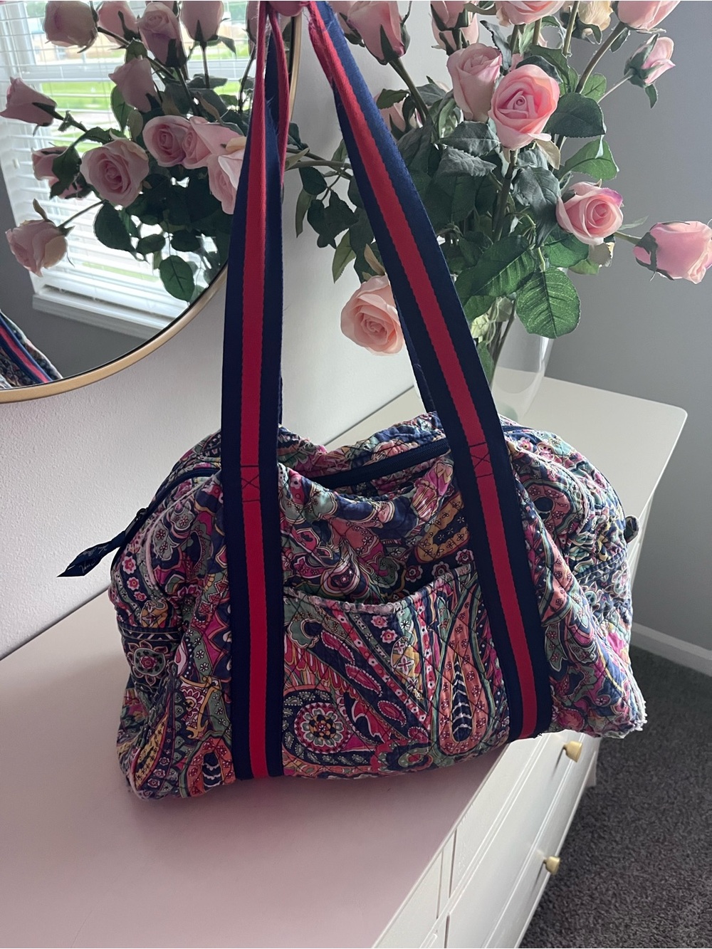 Vera Bradley Workout Bag (with yoga mat carrier)